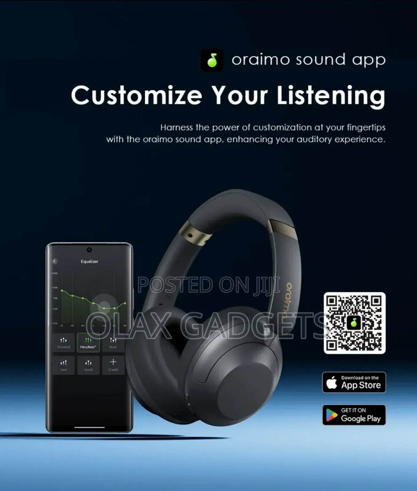 Oraimo Boompop Pro Anc Over-Ear Headphones