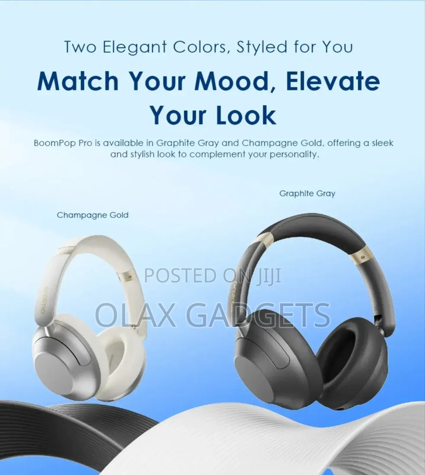 Oraimo Boompop Pro Anc Over-Ear Headphones