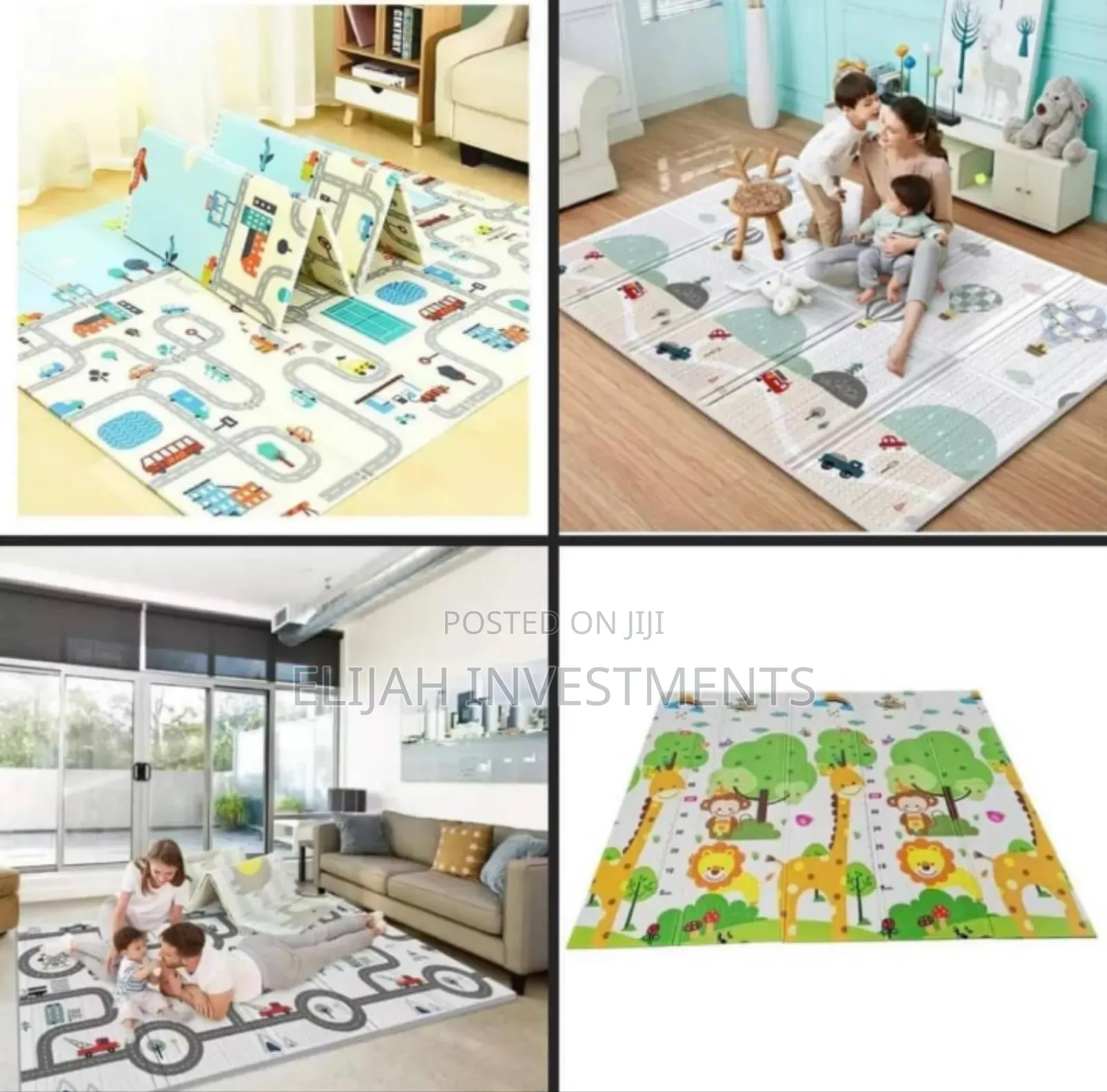 Baby Play Mat Reversible Foldable