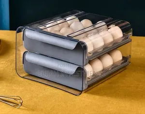Plastic and Acrylic 30 Grid Eggs Storage Rack