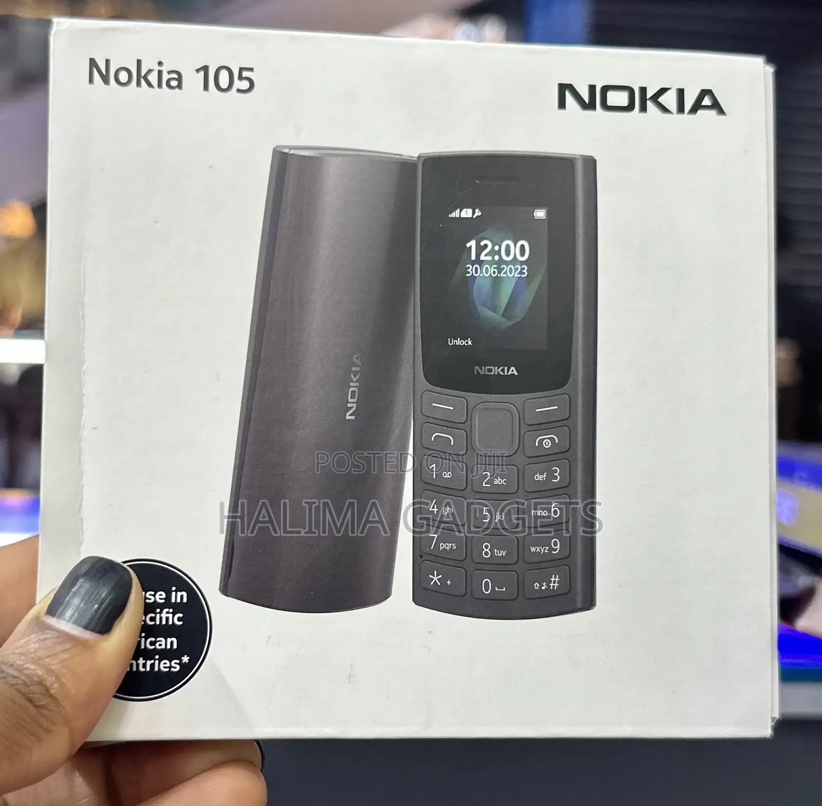 New Nokia 105 Black
