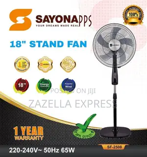 Sayona 18” Stand Fan Sf-2508