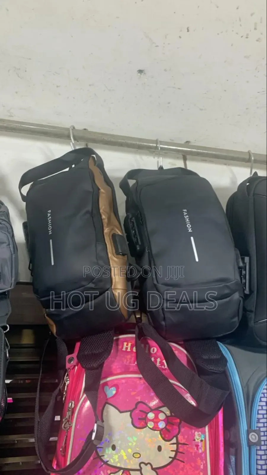 Chest Bag, Cross-body Bag-waterproof & Anti Theft- Black