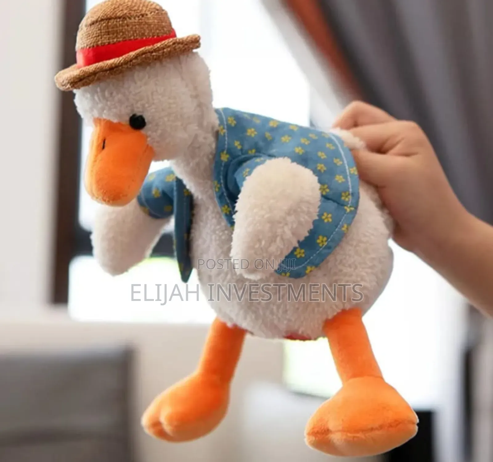 Talking Duck Electric Voice Hat Decoration Doll