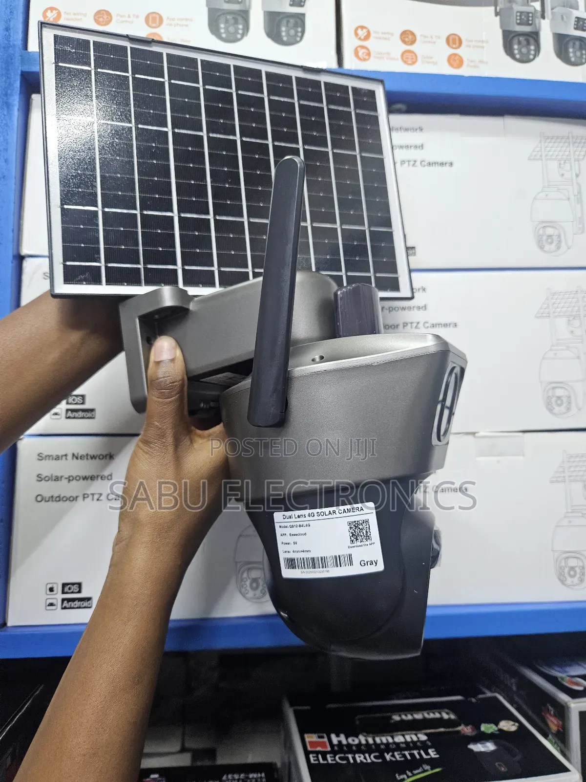 4g Solar Security Camera –Dual Lens Sim Support Night Vision