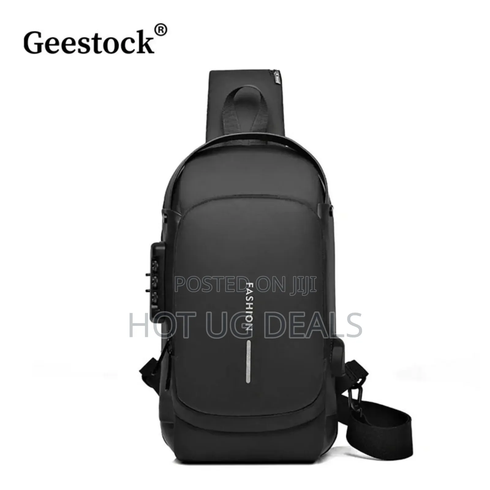 Cross-body Bag-waterproof & Anti Theft- Black