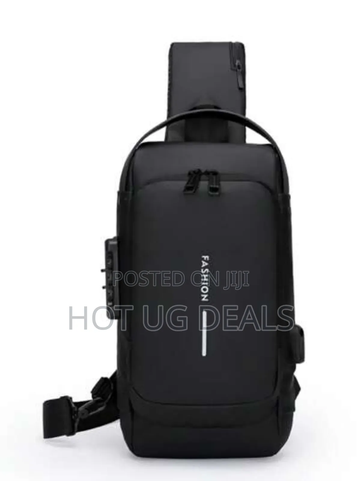 Cross-body Bag-waterproof & Anti Theft- Black