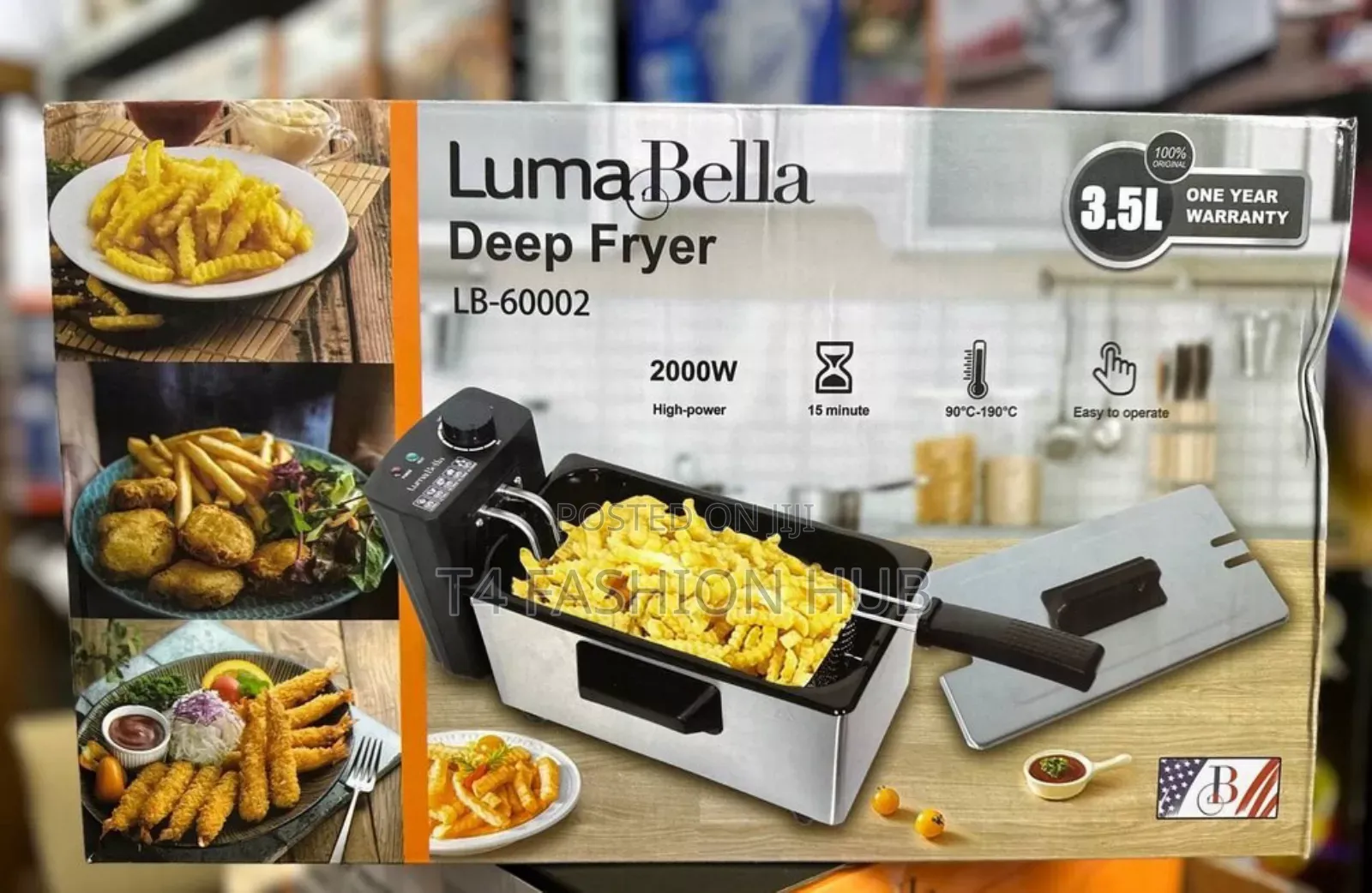 Luma Bella Deep Fryers 3.5l