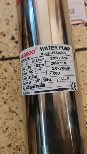 Submersible Water Pump 412m Head
