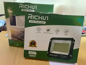 500w Original Richur Led Solar Flood Lights/ Inbuilt Battery