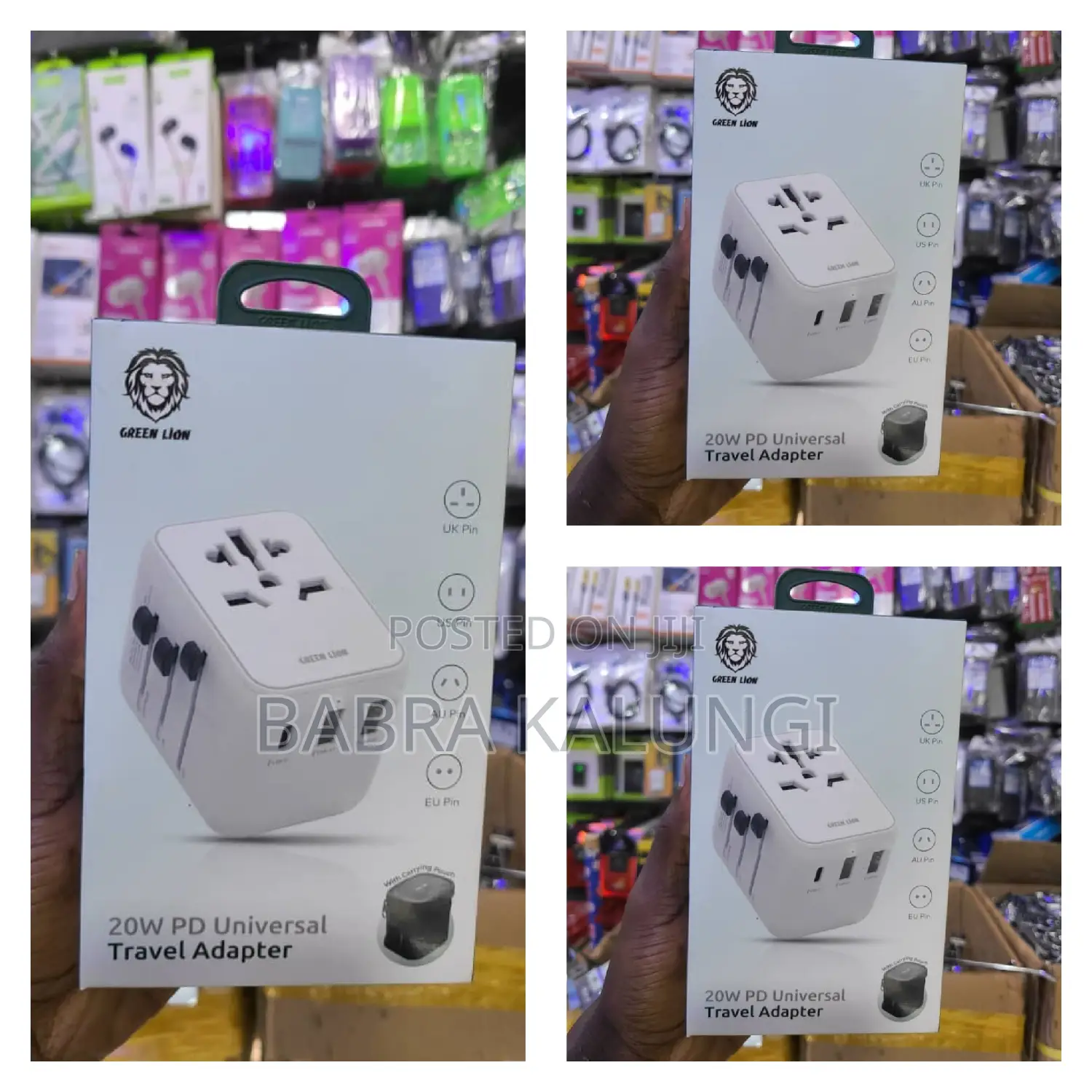 Green Lion 12w Universal Travel Adapter