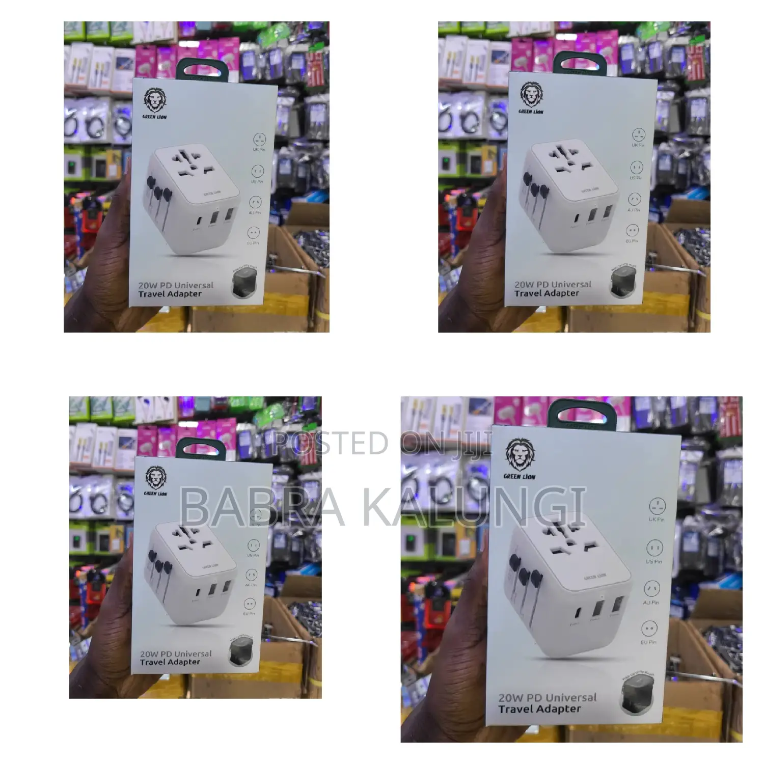 Green Lion 12w Universal Travel Adapter