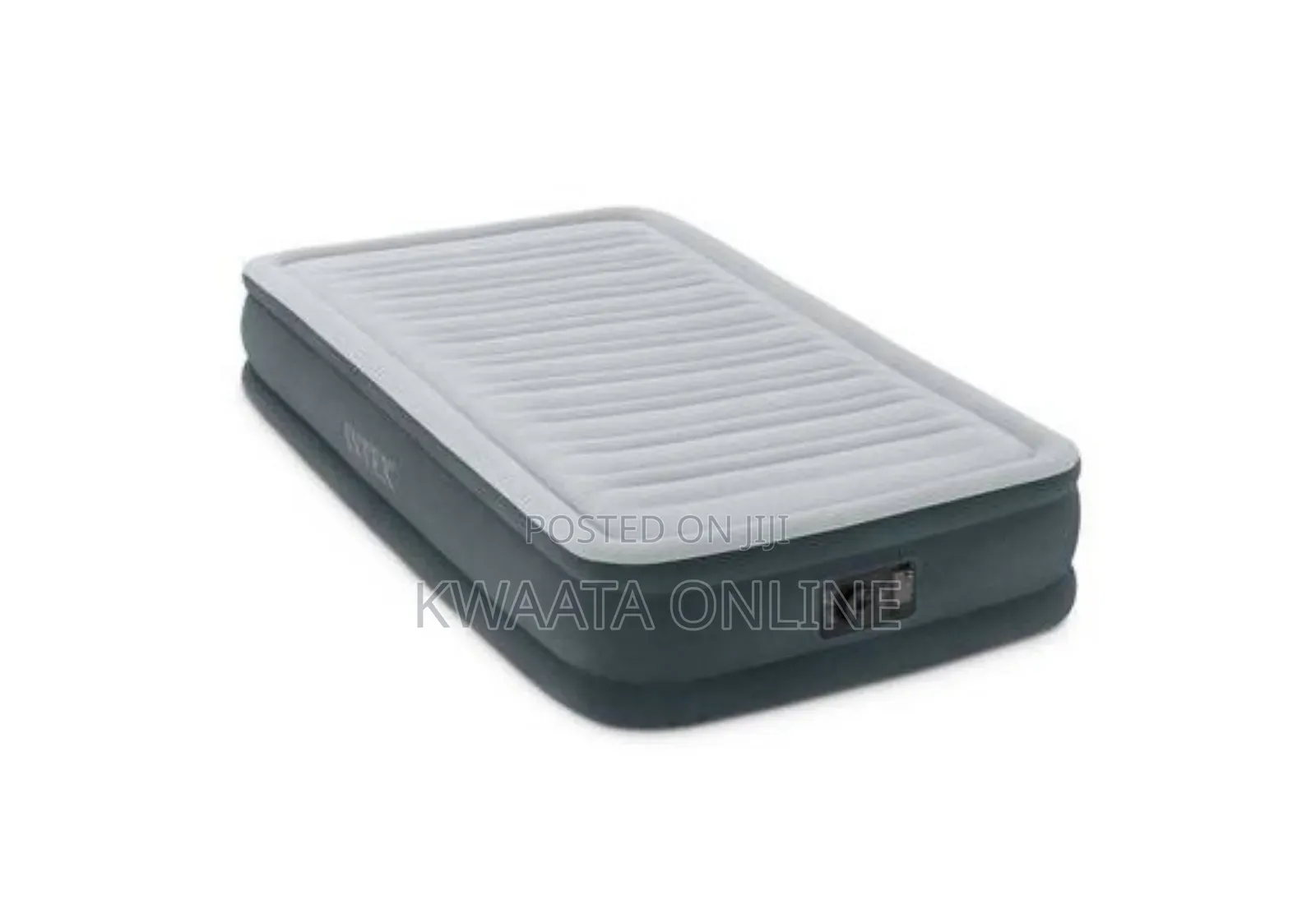 Intex Dura Beam Air Bed Mattress Fiber Ultra Plush Headboard