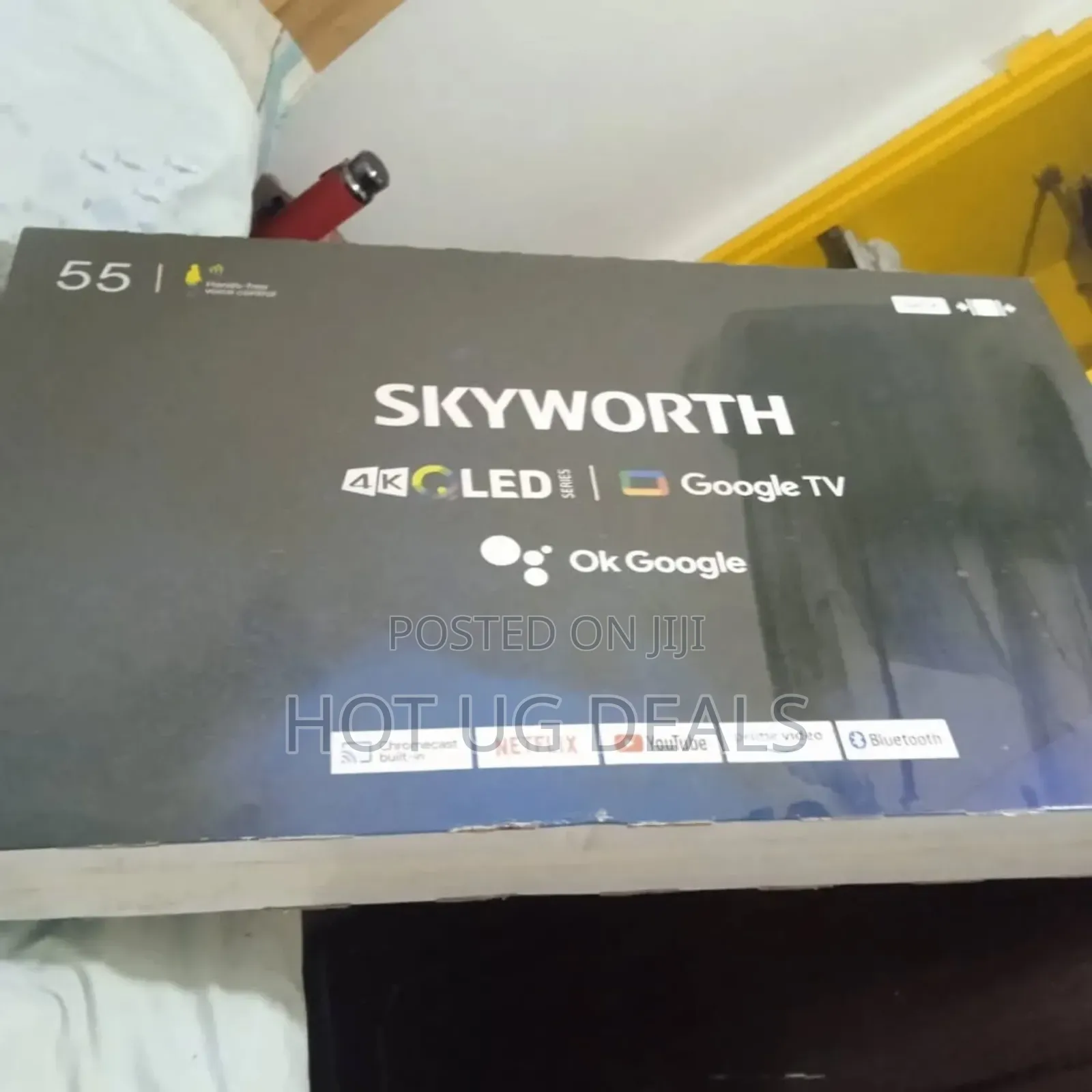Skyworth Qled 55-inch 4k Uhd Smart Google Tv With Chromecast