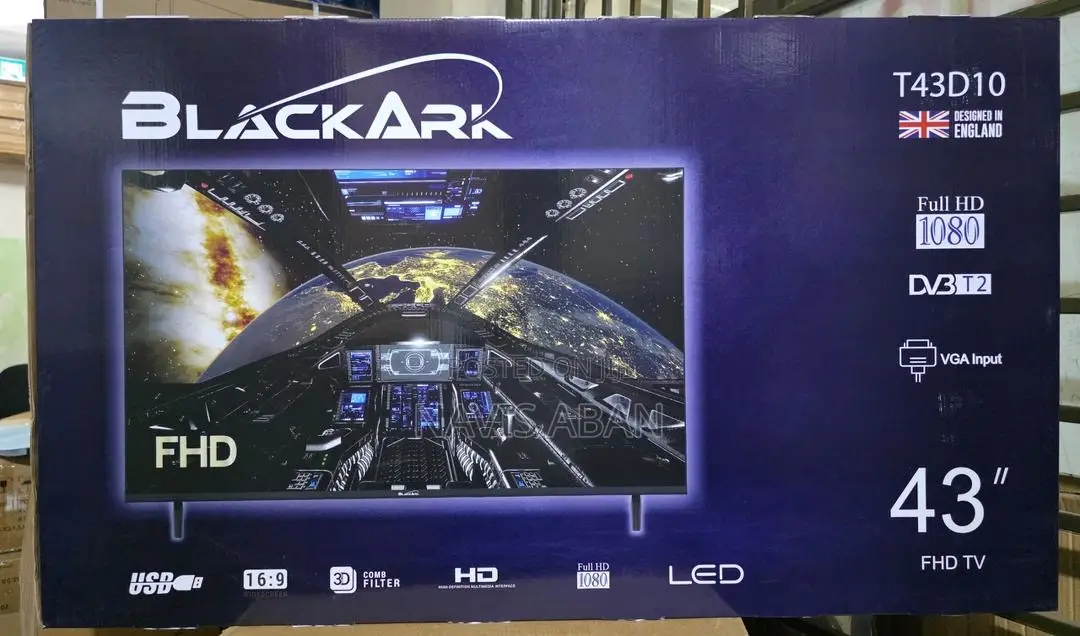 Black Ark 43 Inches Digital Tv With Free To Air