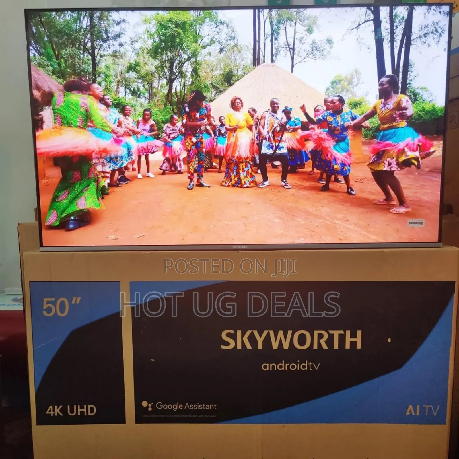 Skyworth 50 Inch 4k Uhd Android Google Smart Tv - 3 Years