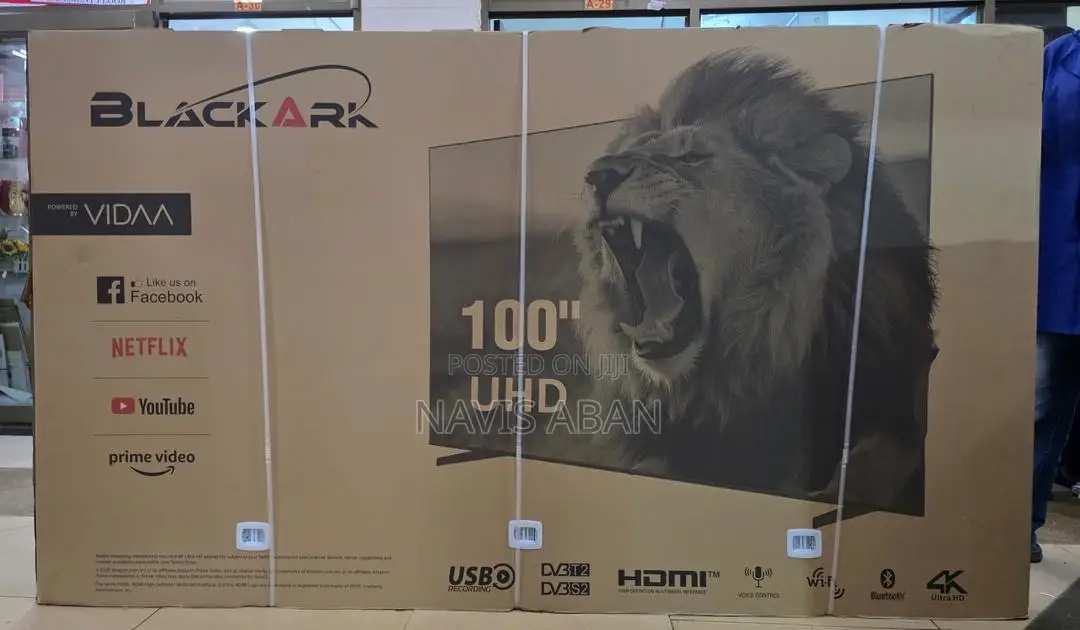 Black Ark 100 Inches Smart 4 Uhd Tv With Free To Air
