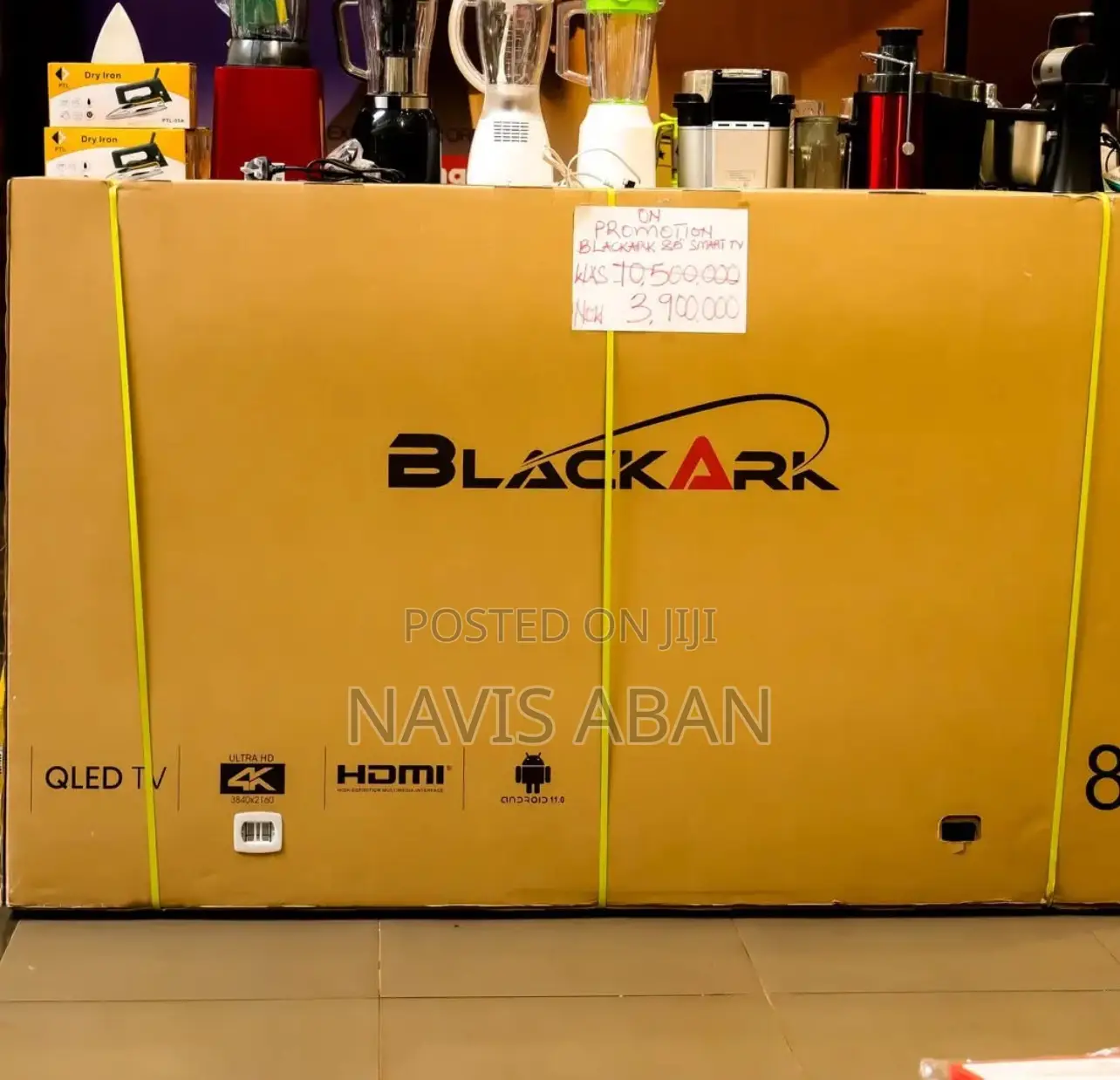 Black Ark 100 Inches Smart 4 Uhd Tv With Free To Air