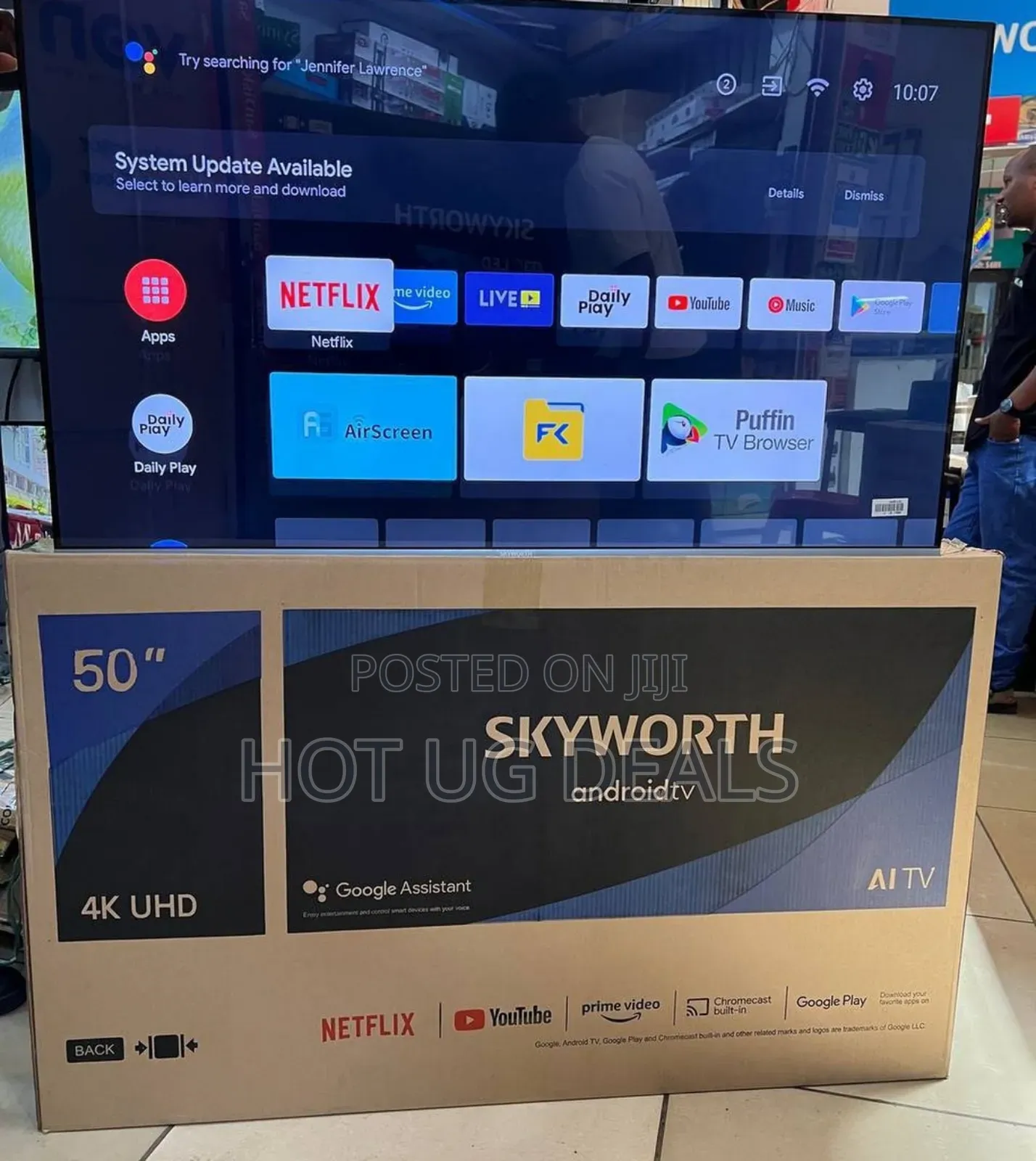 Skyworth 50 Inch Smart Tv, Roku Google Tv With Chromecast