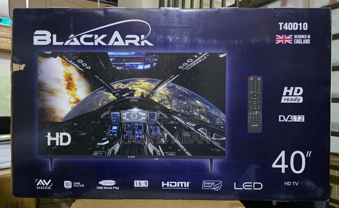 Black Ark 40 Inches Digital Tv With Free To Air
