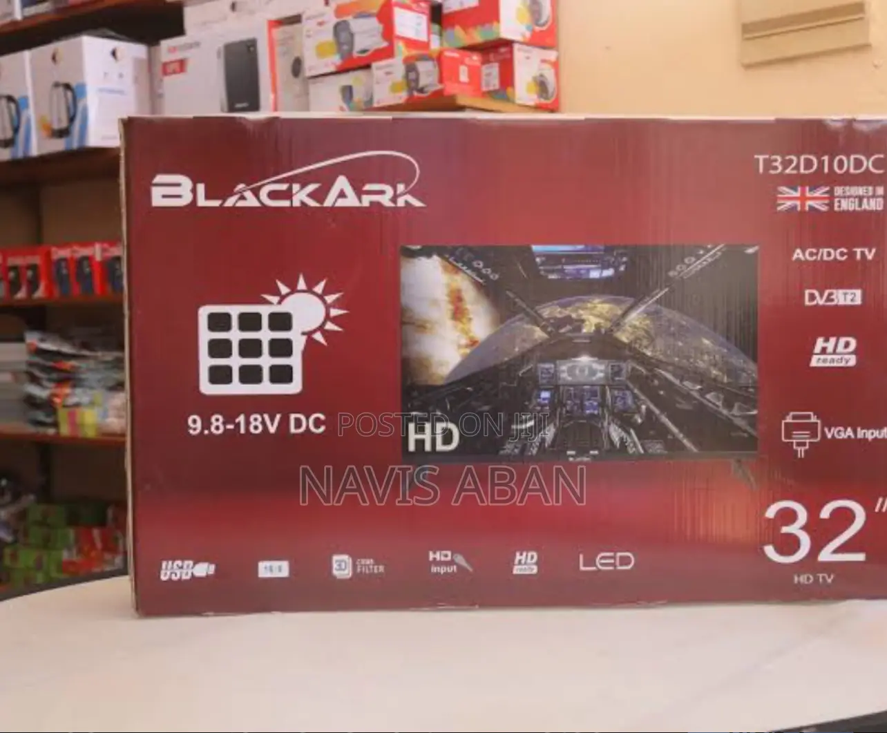 Black Ark 32 Inches Digital Tv With Free To Air
