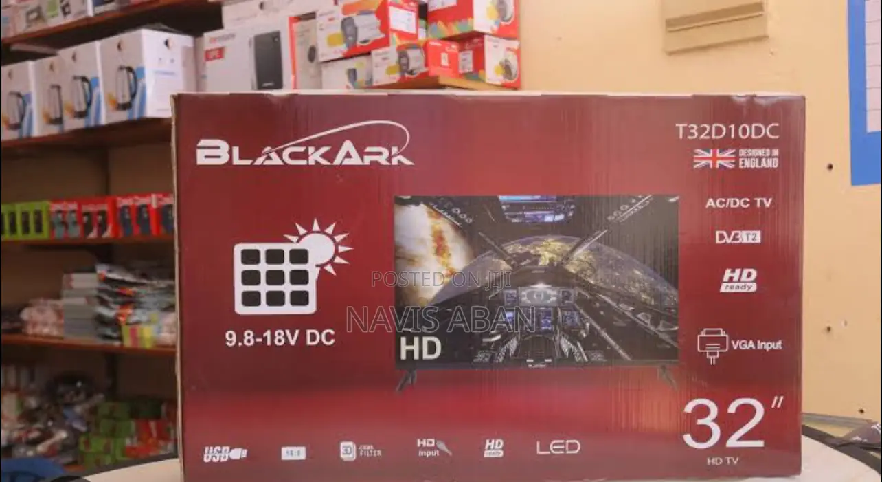 Black Ark 32 Inches Digital Tv With Free To Air