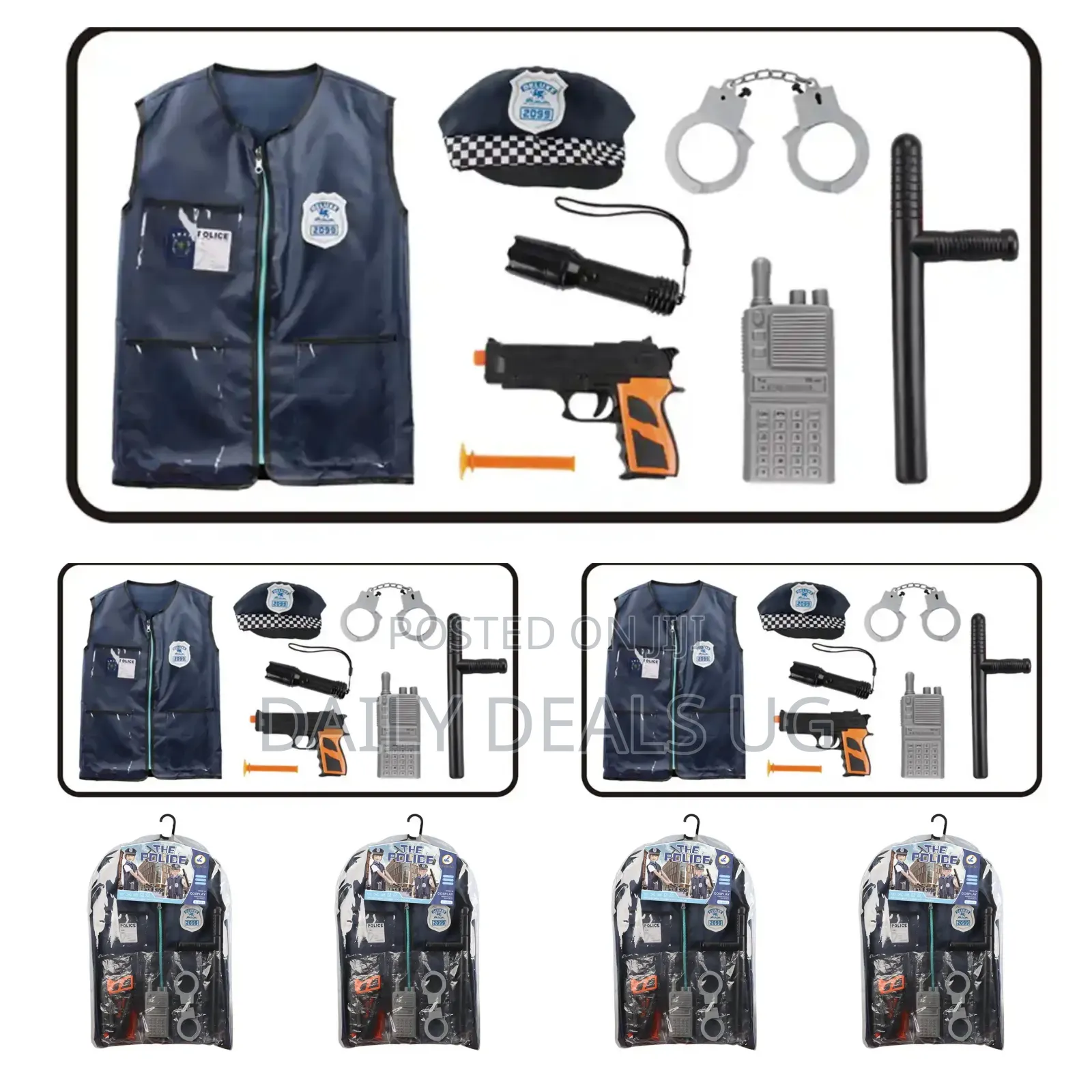 Childrens Role Play Police Patrol Costume