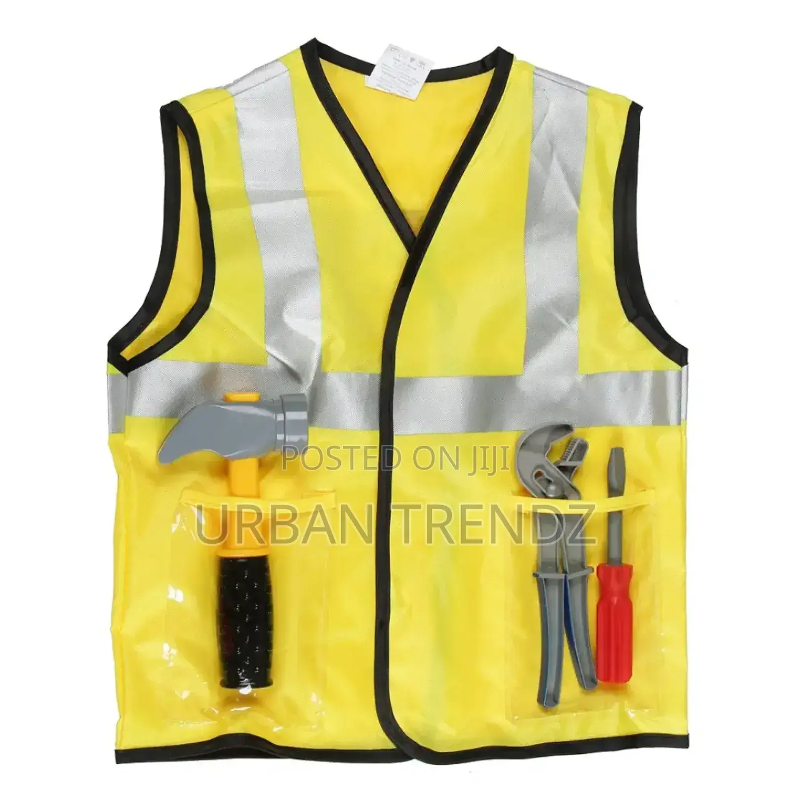 Children's Construction Worker Costume. Yellow