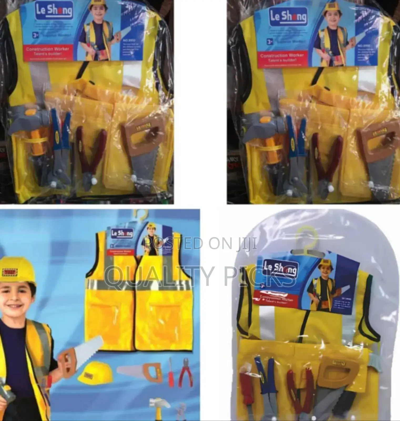 Kids Construction Workers Costume 3 To 10