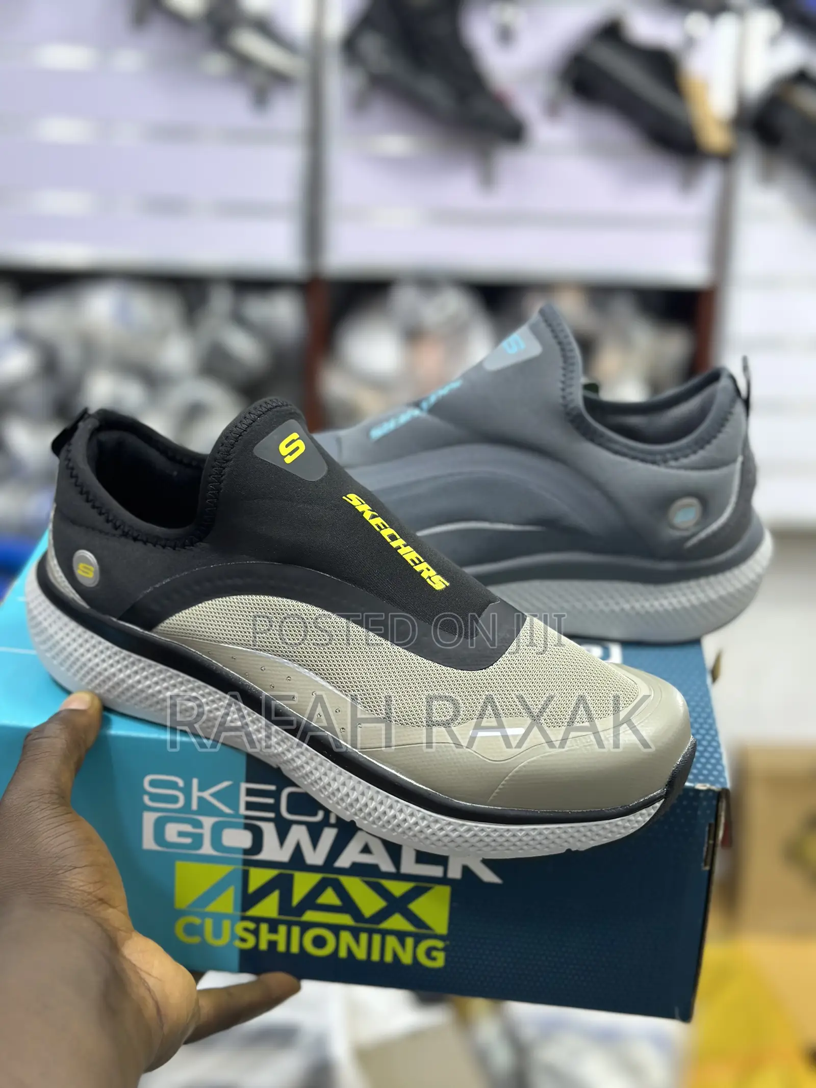 New Classic Black/Brown Skechers Athletic Slip In’S Sneakers