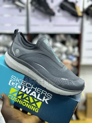 New Classic Grey Skechers Athletic Slip In’S Light Sneakers
