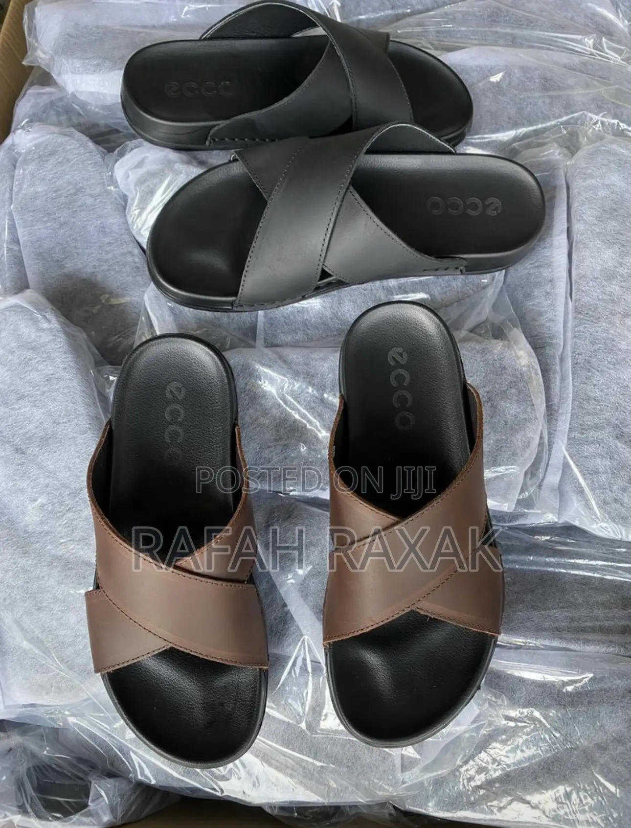 Original Classic Men’S Ecco Cross Leather Sandals
