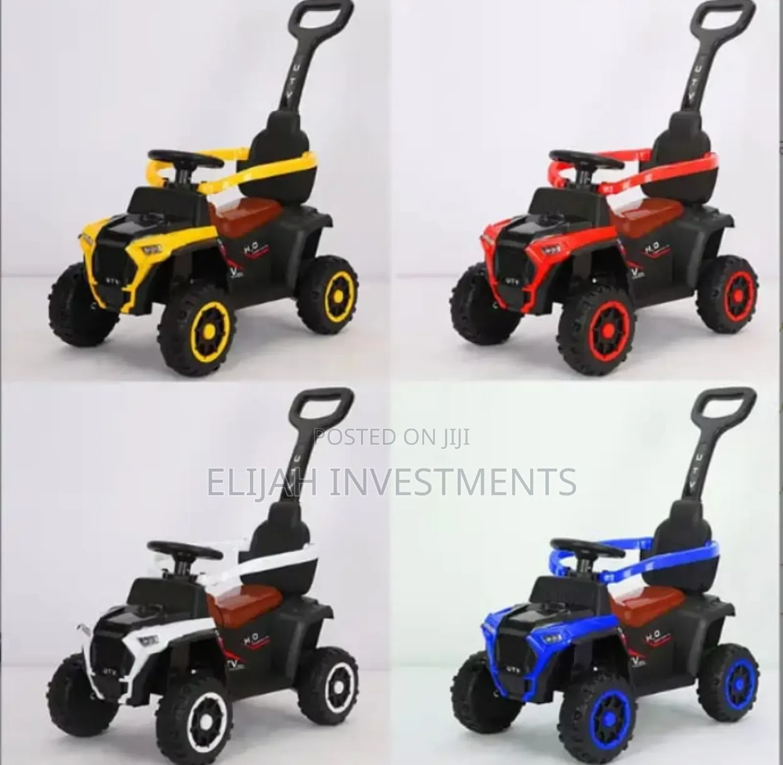 Kids Rechargeable Push Up Car