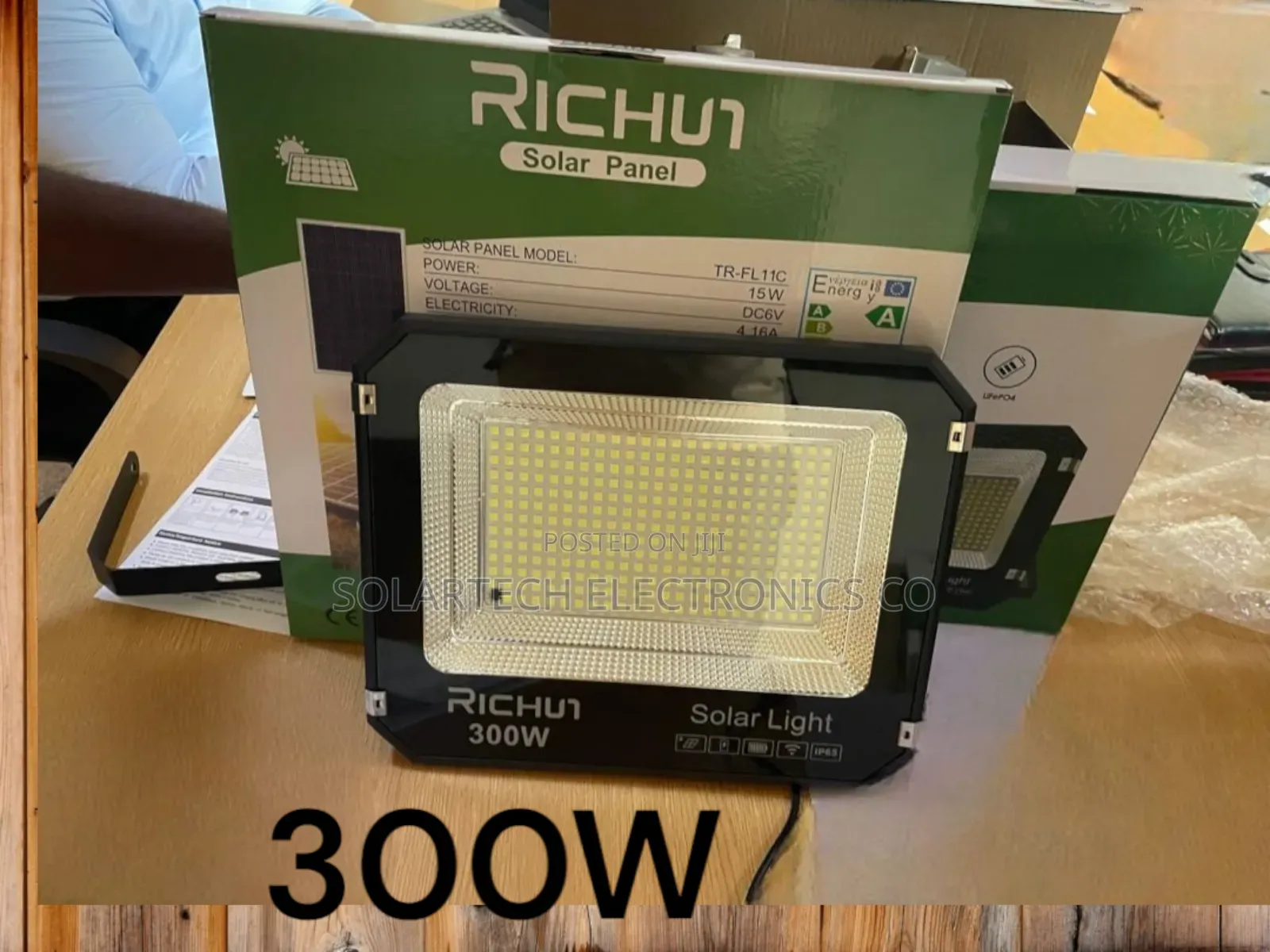 300w Original Richur Led Solar Flood Lights Wekn