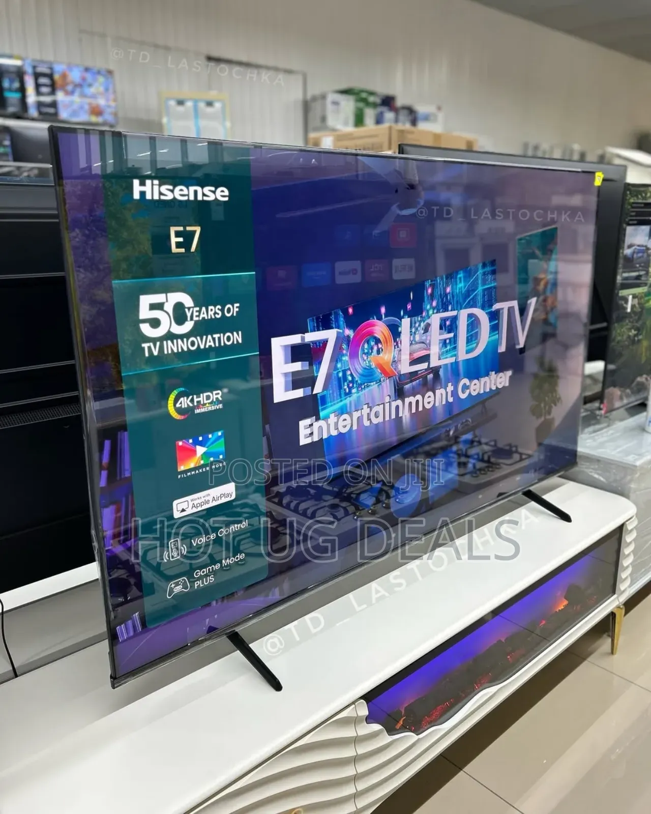 Hisense 65 Inch Qled Vidaa Bluetooth Smart Tv - 3yr Warranty