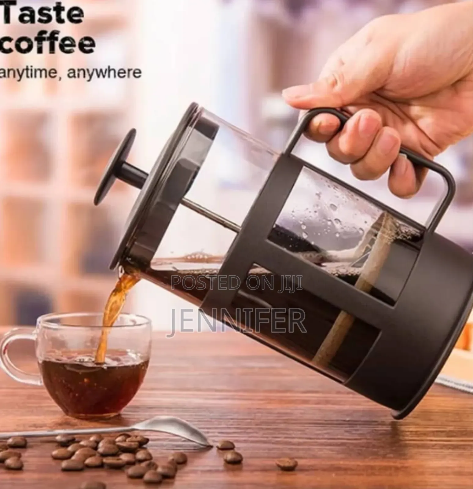 Coffee Press Cup With Fliter Double Wall Insulated Tea Maker