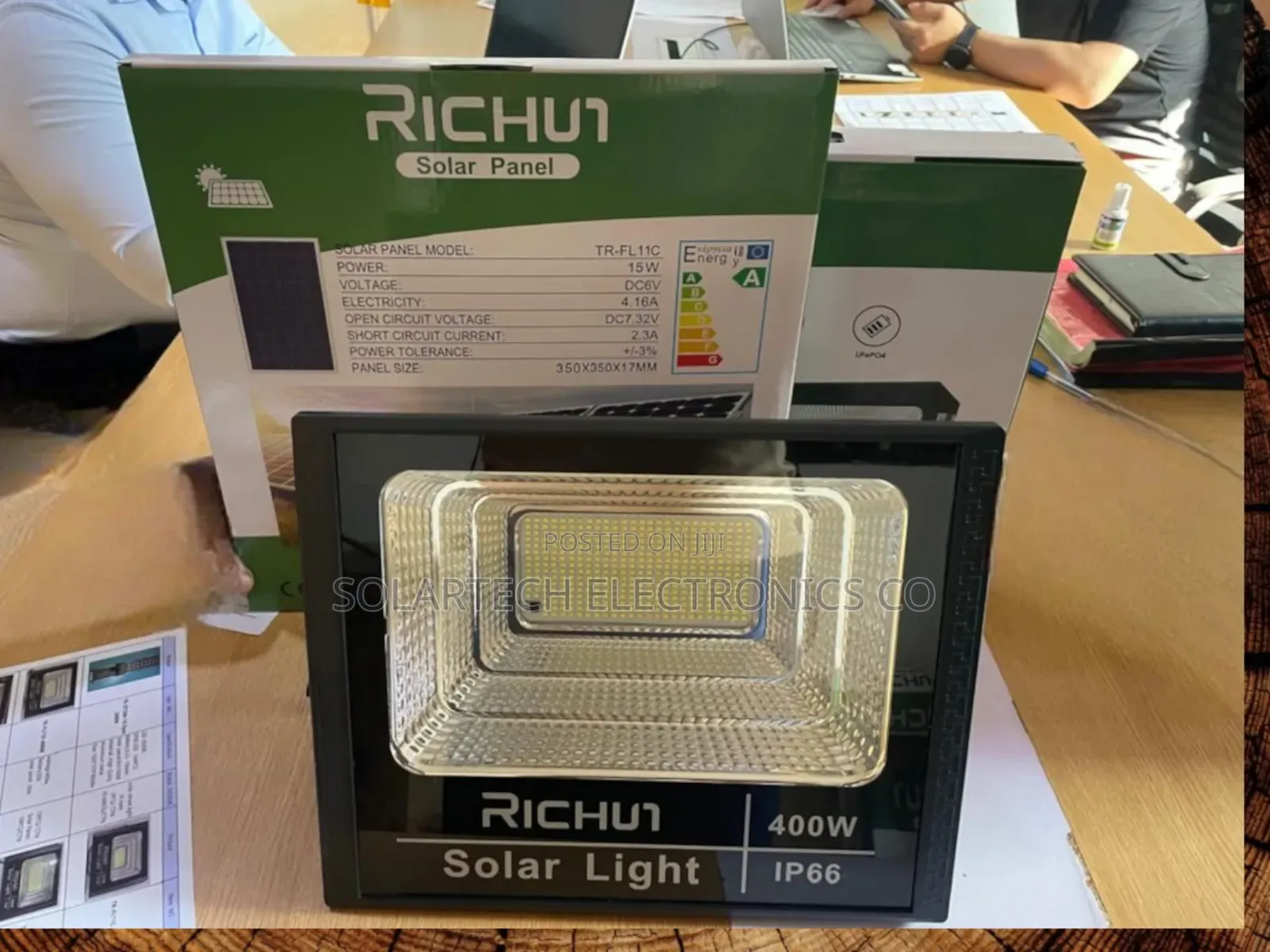 400w Original Richur Led Solar Flood Lights Weko