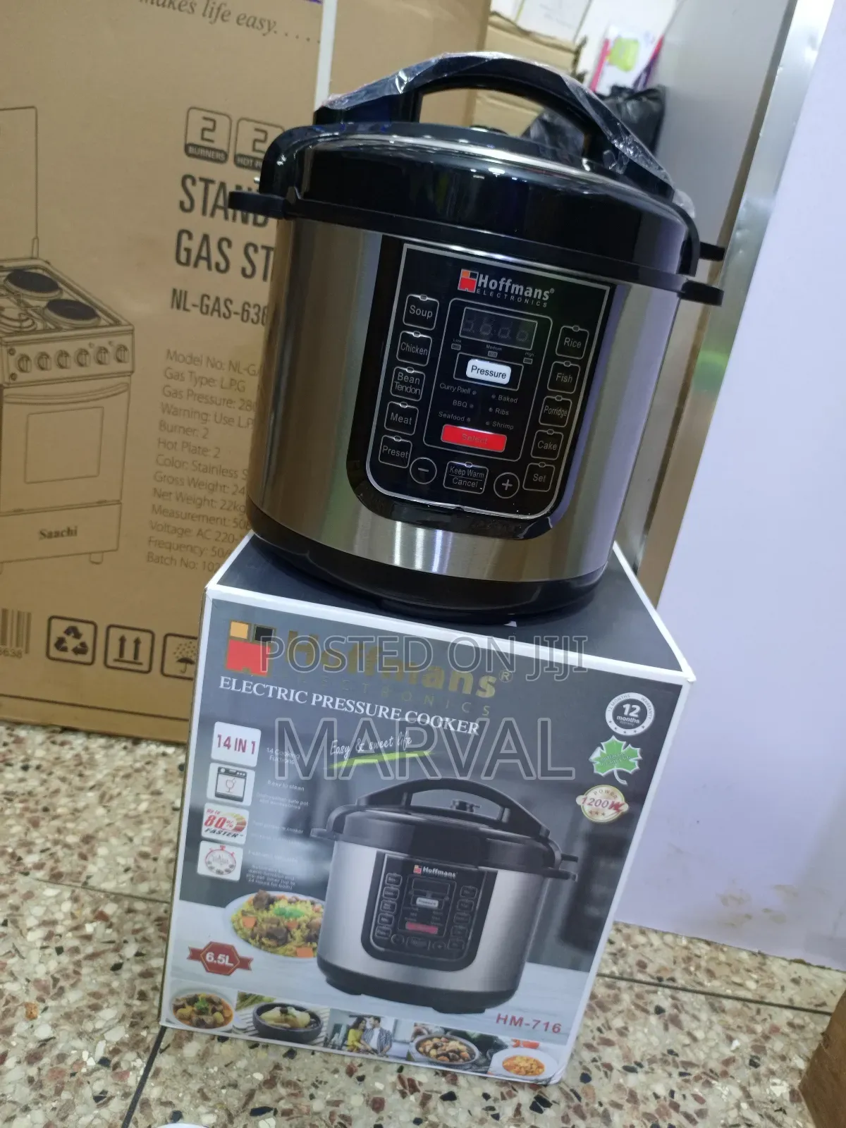 6.5l Hoffmans 14-in-1 Electric Pressure Cooker