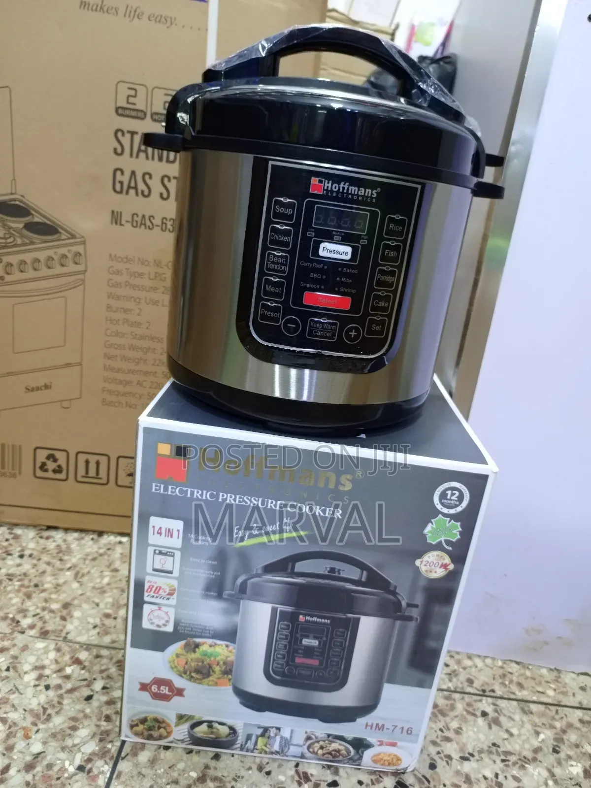 6.5l Hoffmans 14-in-1 Electric Pressure Cooker