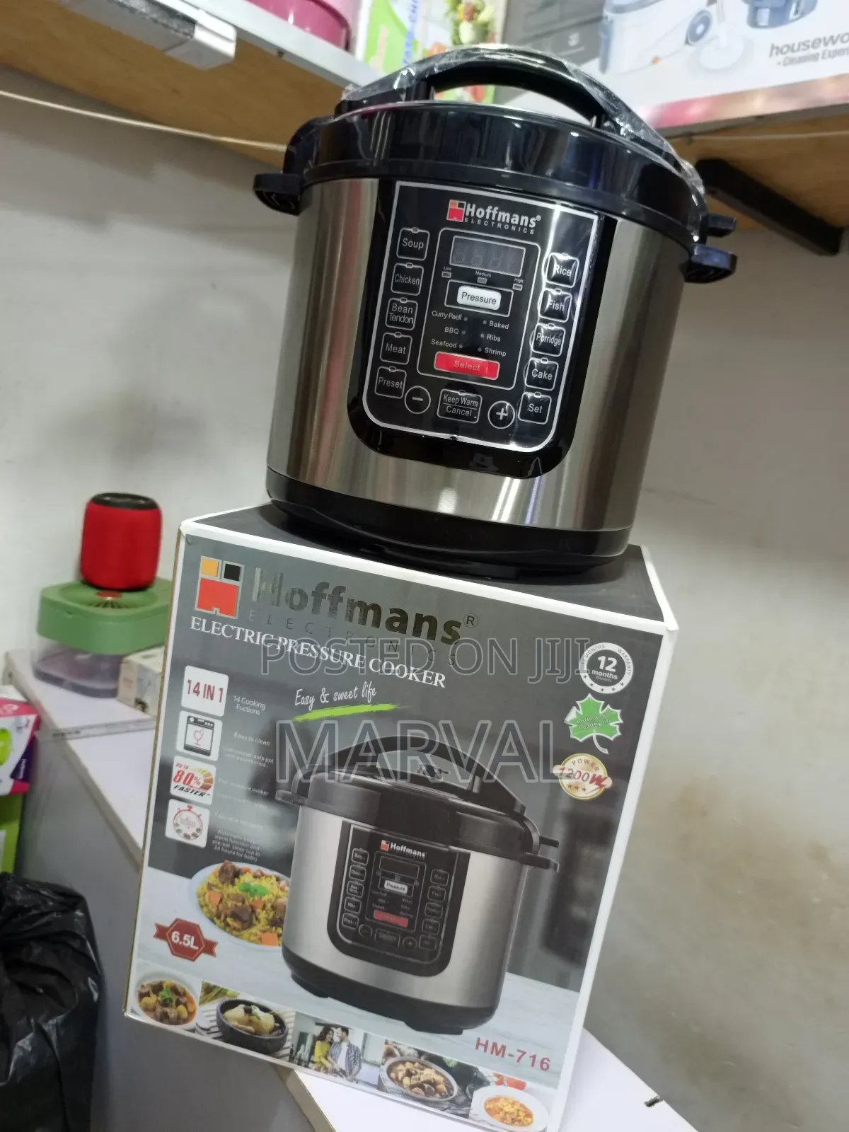 6.5l Hoffmans 14-in-1 Electric Pressure Cooker