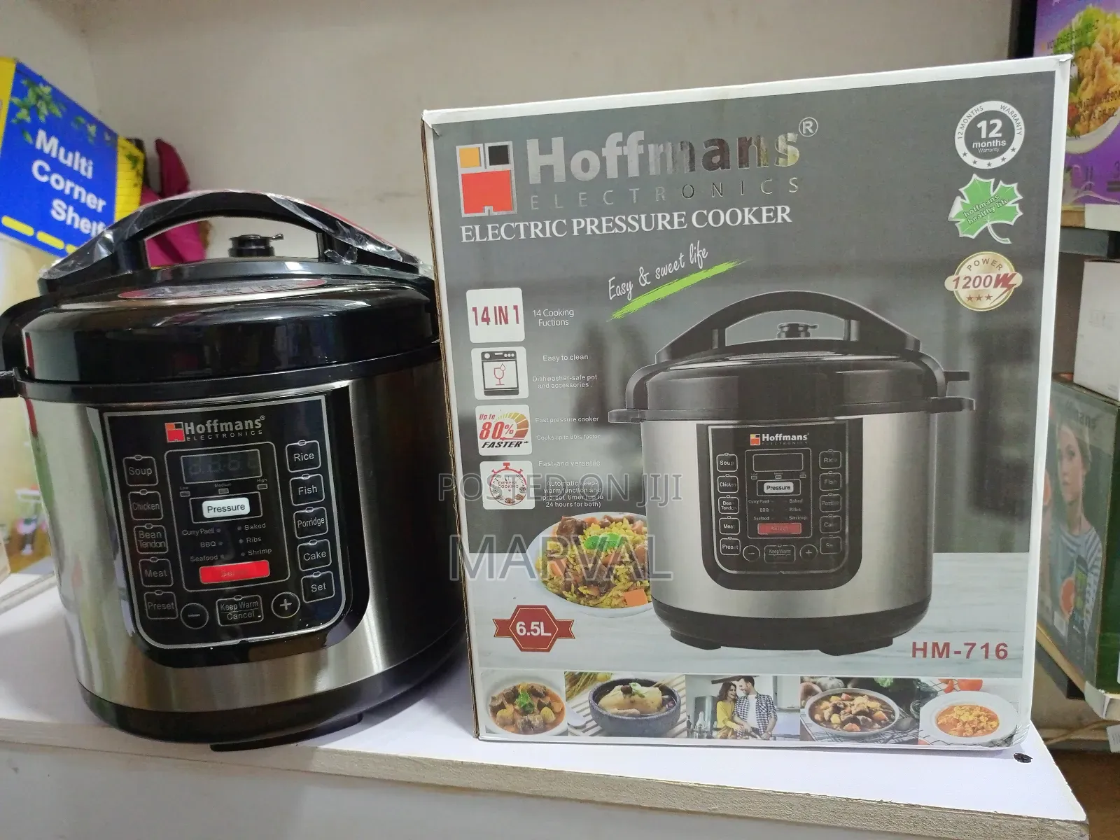 6.5l Hoffmans 14-in-1 Electric Pressure Cooker