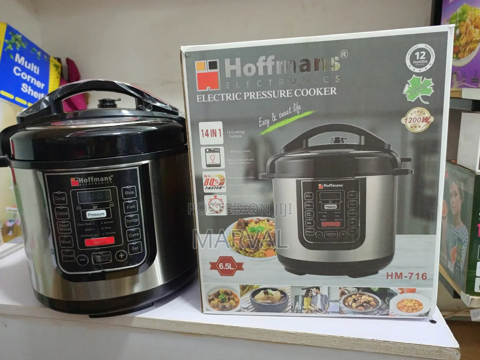 6.5l Hoffmans 14-in-1 Electric Pressure Cooker
