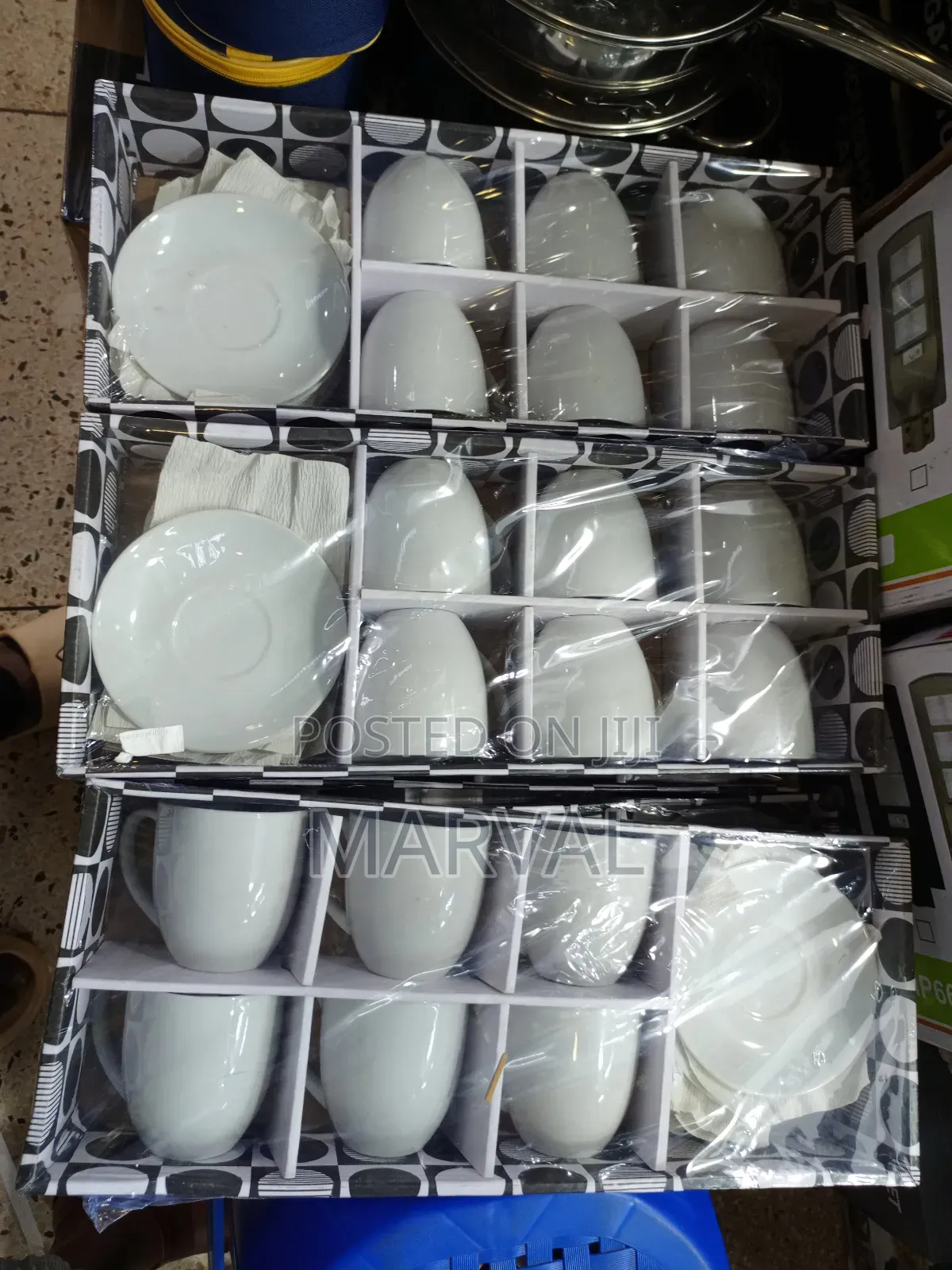 12pcs of Cup and Saucer ( 6cups 6saucers)