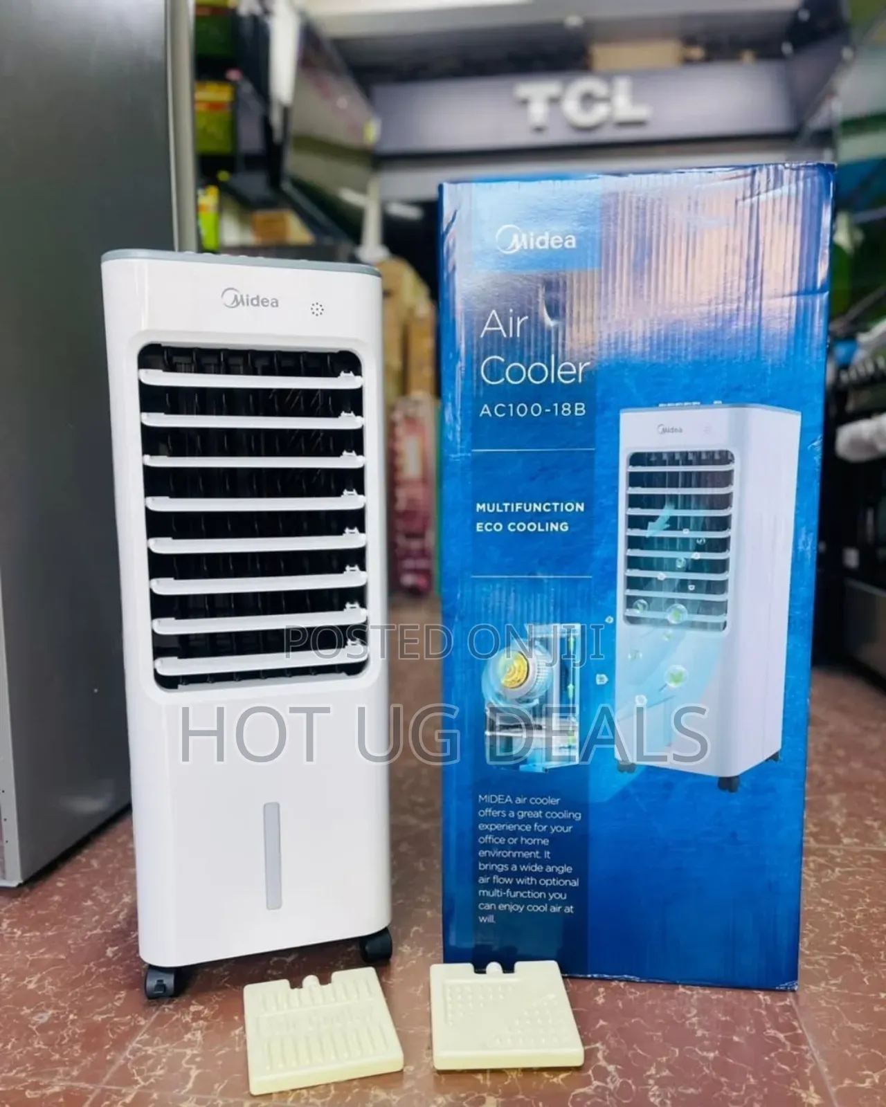 Midea Air Cooler For Home With 3 Speed Levels, 4.8l