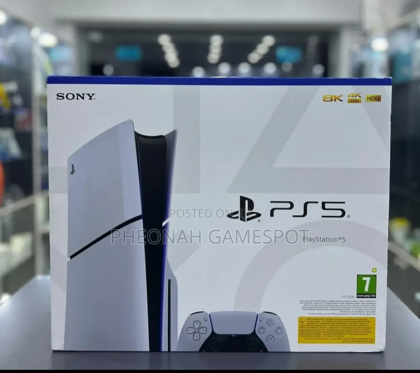 Brand New Boxed Playstation 5 Slim. Ps5 Slim. With 3 Games