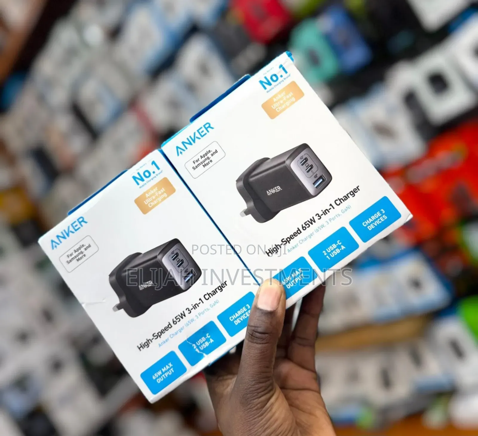 Anker High Speed 65w 3 in 1 Charger