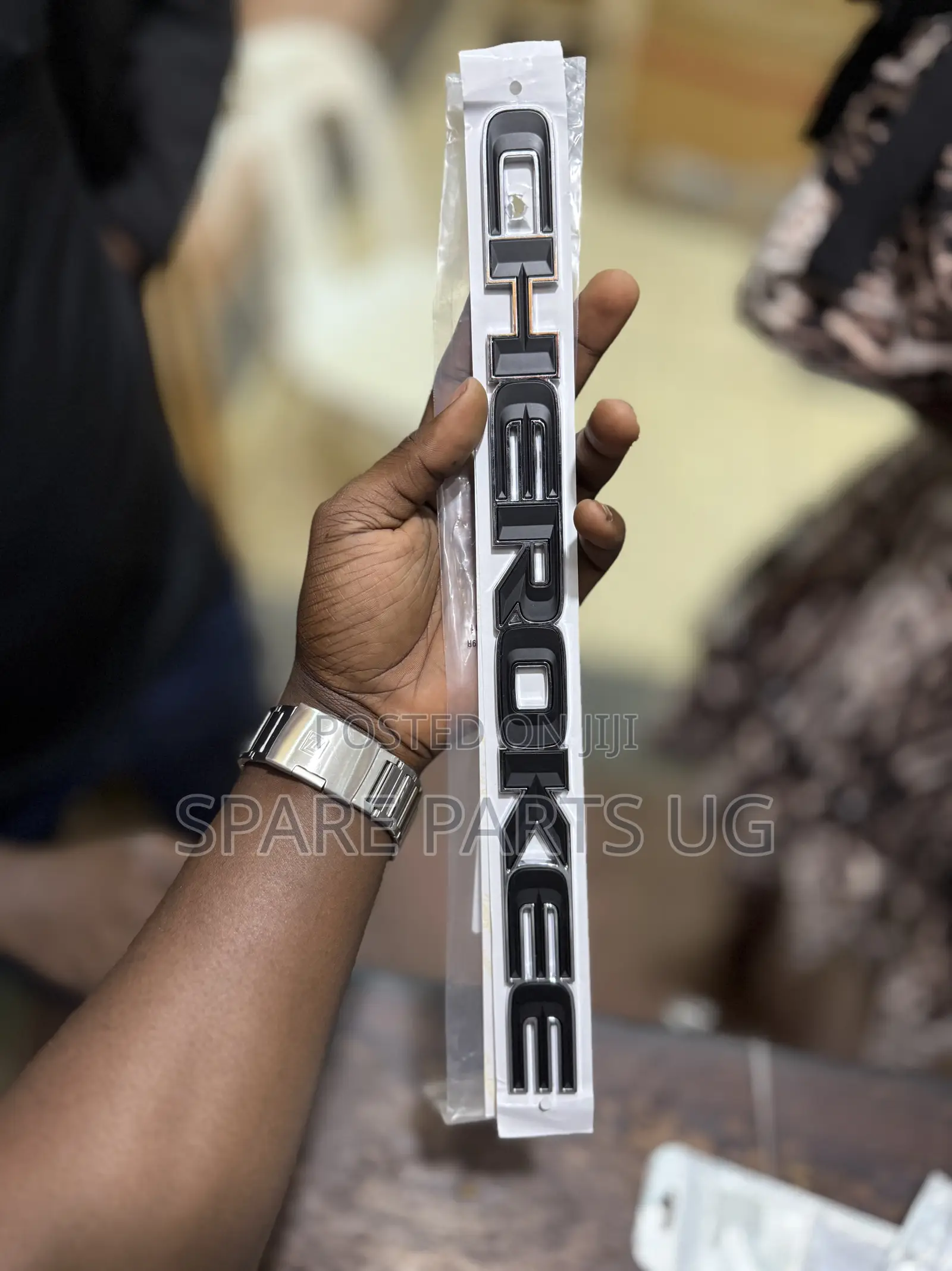 Chrome & Black Cherokee Logo / Badge / Emblem
