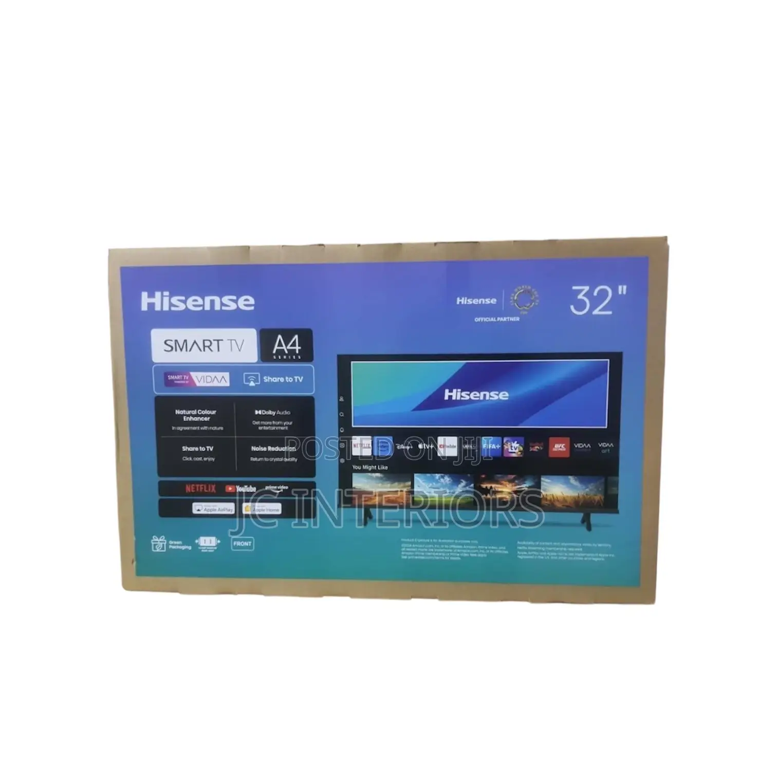 32 Hisense Smart at 550,000 Ugx