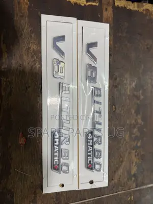 V8 Bi-turbo 4matic Badge / Emblem / Logo