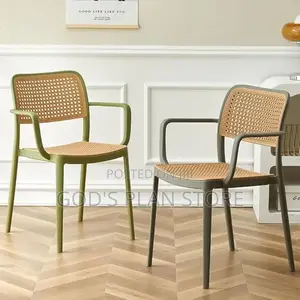 Creative Ratten Plastic Chairs for Outdoor Restaurant